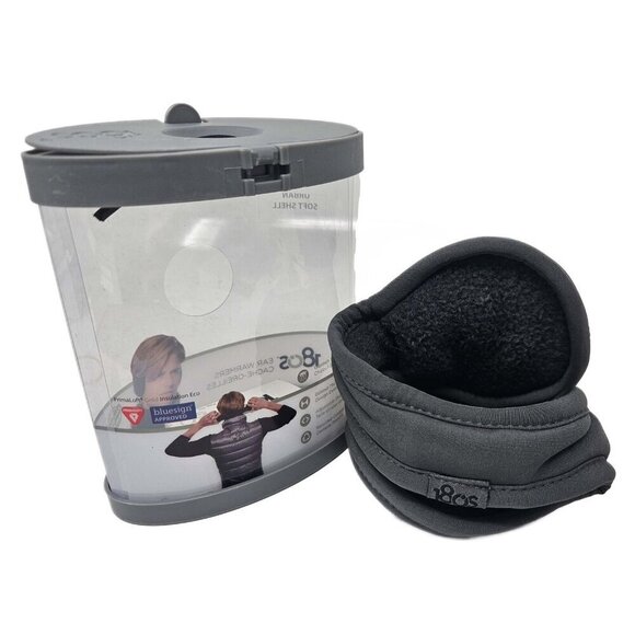 Men Ear Warmers Soft Shell Warm Winter Ear Muffs Ear Covers, Dark Shadow by 180s - Picture 6 of 7